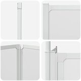  Zavjesa za kadu Matirano 120 x 70 x 137 cm Aluminij | shoptok.hr