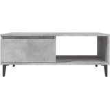  Stolić za kavu boja betona 90 x 60 x 35 cm konstruirano drvo | shoptok.hr