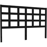 Maison Chic posteljno vzglavje - vzglavna omarica - nočna omarica črno 145,5x4x100 cm trdna borovina, (21705732) Cene