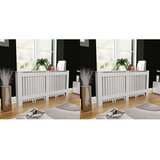  Pokrovi za radijator 2 kom bijeli mdf 172 cm | shoptok.hr