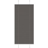 vidaXL Plisirana žaluzija črna 55x100 cm Širina tkanine 54,4 cm | Shoptok.si
