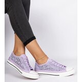 Gemre Purple women's lace-up sneakers Saha | Shoptok.si