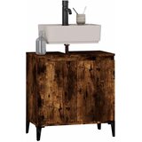Ormarić za umivaonik boja dimljenog hrasta 58x33x60 cm drveni | shoptok.hr