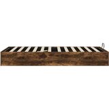  Otoman krevet Dimljeni hrast 193 x 120 x 25 cm Iverica | shoptok.hr
