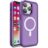 HURTEL Magnetna torbica z MagSafe za iPhone 15, vijolične luknje za vrvico, (21522471) Cene