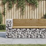  The Living Store Vrtna gabionska klop 122x71x65,5 cm impregnirana borovina - Vrtna Klop, (21446062) Cene