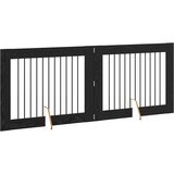  Vrata za pse s postoljem 2 pcs Crni hrast 100 x 80 cm | Eponuda.ba