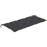  Zložljiva vrtna klop z blazino 118 cm bambus, (20803982) | Shoptok.si