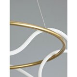 Nova Luce LED viseća svjetiljka aluminijska s mogućnosti zatamnjivanja u zlatnoj boji sa sjenilom od akrilnog stakla ø 70 cm Tiriac – | shoptok.hr