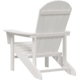vidaXL Adirondack stol 2 kosa Bela 74x82x90 cm HDPE | Shoptok.si