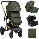Kikka Boo kolica irene premium 3in1 set sa i-size auto sedištem i tvrdom korpom army green Cene