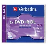  DVD+R DL, VERBATIM,8,5 GB,8X,MATT SILVER JC | Eponuda.ba
