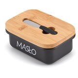 ELITEHOFF JEKLENA POSODA ZA MASLO Z NOŽEM ZA RAZMAGANJE E-6132, (21400186) | Shoptok.si