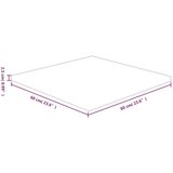  Četvrtasta stolna ploča 60 x 60 x 2 5 cm netretirana hrastovina | shoptok.hr