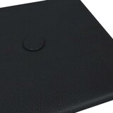  Zidne ploče od umjetne kože 12 kom crne 30 x 15 cm 0 54 m² | shoptok.hr