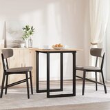  Blagovaonski stol O-oblika 70x70x75 cm od borovine i čelik | shoptok.hr