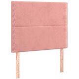 Box spring krevet s madracem ružičasti 120 x 200 cm baršunasti | shoptok.hr