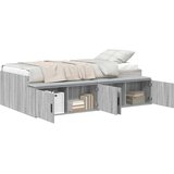  Krevetna konstrukcija Siva Sonoma 80 x 200 cm Konstruirano drvo | shoptok.hr