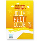 Junior jolly Color Felt, fini filc, A4, 10K, odaberite nijansu Žuta Cene