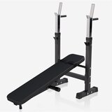 GORILA SPORTS Podesiva benč klupa sa stalkom i setom tegova (38 kg) | Eponuda.com