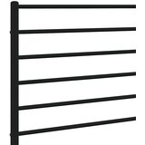  Metalno zamjensko uzglavlje crno 120 cm | shoptok.hr