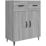 Maison Chic Komoda - Predalnik siva sonoma 69,5x34x90 cm inženirski les, (21717929) Cene