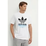 Adidas Bombažna kratka majica moška, bela barva, IX6750