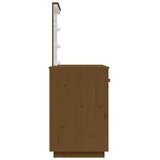  Toaletni stolić s LED svjetlom boja meda 95x50x133,5cm borovina | Eponuda.ba