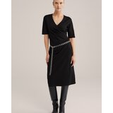 WE Fashion Obleka črna | Shoptok.si