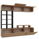 Hanah home tv polica sasa teak black
