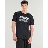 Nike Majice s kratkimi rokavi Dip DYE Logo Hydroguard Črna | Shoptok.si