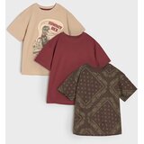 Sinsay Pamučne majice s printom dinosaura 3 pack | shoptok.hr