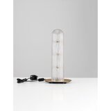 Nova Luce Medeninasta kovinska LED namizna svetilka s steklenim senčilom (višina 40 cm) Gloree – | Shoptok.si
