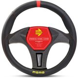 Momo prevleka za volan Elegant black/red velikost M u