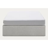 Kave Home Siva oblazinjena zakonska postelja s prostorom za shranjevanje 160x200 cm Matters – | Shoptok.si