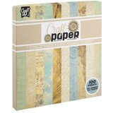  Scrapbooking papir 20 x 20 cm | bež nijanse KORIŠTENO | Eponuda.ba