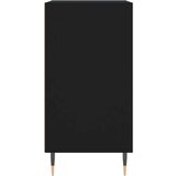 Komoda crna 57 x 35 x 70 cm od konstruiranog drva | shoptok.hr