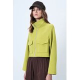 Trend Alacati Stili Ženska jakna Alc-X14409, Zelena Cene