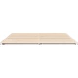 vidaXL Posteljni okvir Bela 180 x 210 cm Trdna borovina | Shoptok.si