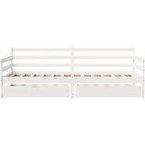 vidaXL Dnevni krevet s ladicama bez madraca 90x200 cm masivno drvo | shoptok.hr