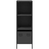 vidaXL Visoka komoda crna 35x39x103,5 cm od čelika | shoptok.hr