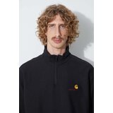Carhartt WIP Half Zip American Script Half-Zip Pulover black | Shoptok.si