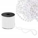  Lanac s perlicama 7 mm – bijeli, 10 m | shoptok.hr