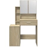 vidaXL Toaletni stolić s ormarićem boja hrasta sonome 80x35x132 cm | shoptok.hr