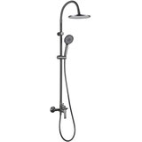Inter Ceramic TUŠ SUSTAV ALISADO S TUŠ RUŽOM S 1 FUNKCIJOM I TUŠ PALICOM S 3 FUNKCIJE SILIKON/MJED/SS201 GUN GREY | shoptok.hr