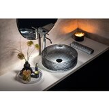 Sapho Črn steklen okrogel umivalnik ø 39,5 cm Maragua – | Shoptok.si