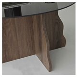 Hanah home sto za dnevnu sobu butterfly walnut fume | Eponuda.com