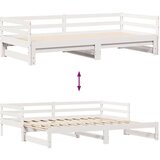  Dnevni krevet na razvlačenje s ladicama bez madraca 80x200 cm | shoptok.hr