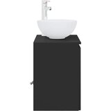  Umivaonik s policom Crna 49,5 x 35 x 63 cm Konstruirano drvo | shoptok.hr