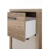 Mömax nočna omarica julia, barva hrasta, šampanjca | Shoptok.si